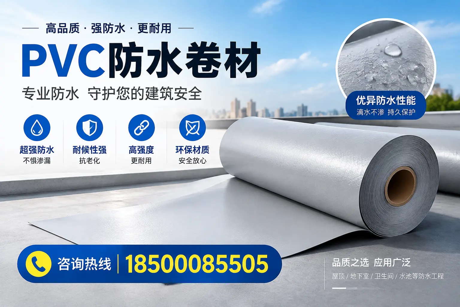 常德地区pvc防水卷材的市场现状与发展趋势